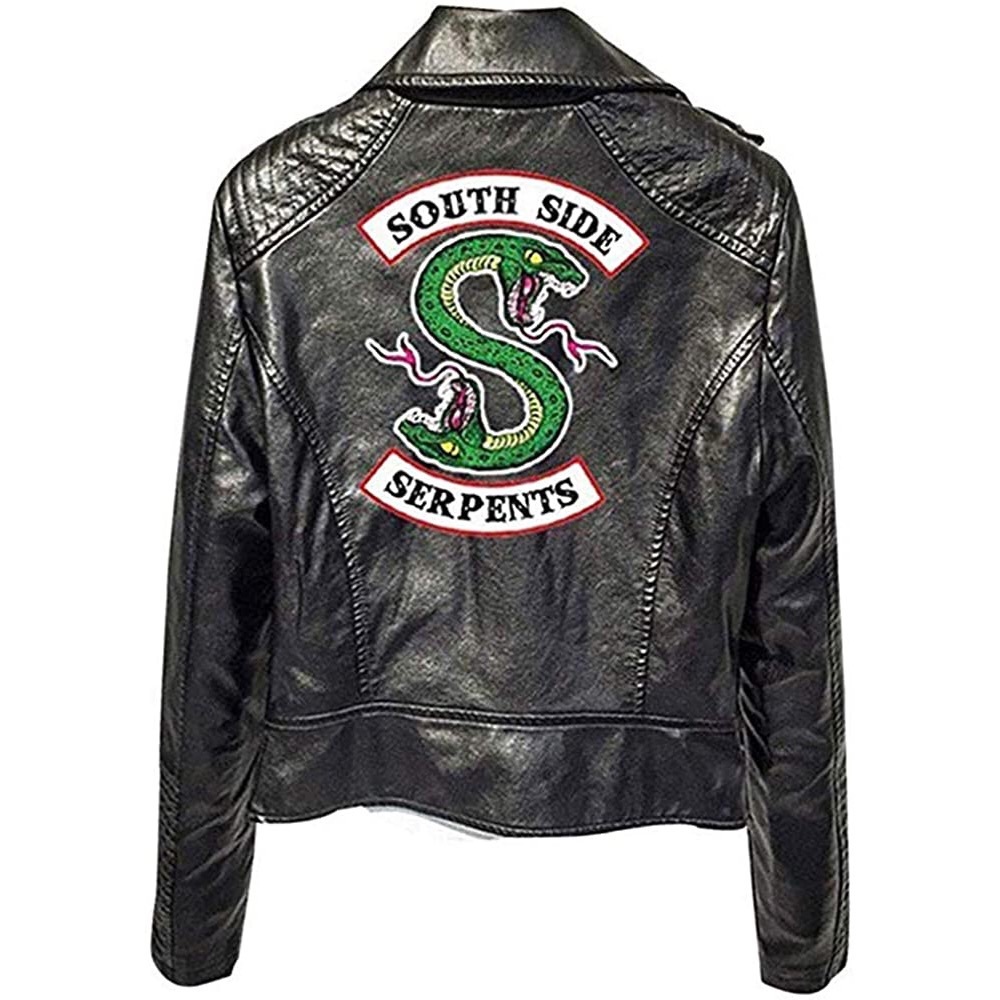 South side serpents riverdale faux leather jacket